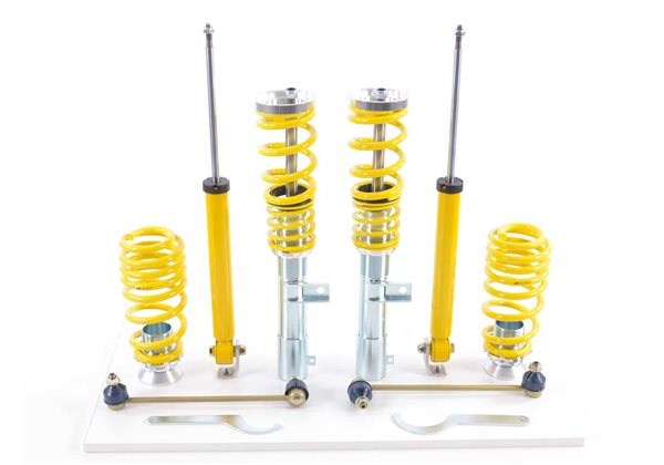 Suspension regulable fk altura Sportfahrwerk VW Passat Limousine 3C años 2010-2014 con amortiguador de 55 mm