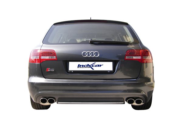 Escape Inoxcar para Audi S6 Avant 5.2FSi Quattro (435pk) 2009- Links/Rechts 2x90x70mm 