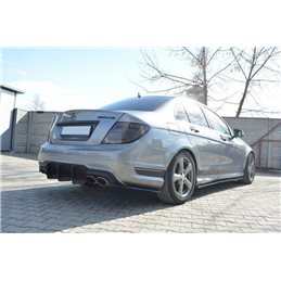 Añadido difusor V.1 Mercedes C W204 Amg-line (facelift) Maxtondesign