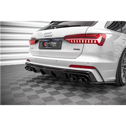 Añadido + colas de escape imitacion Audi A6 C8 S-line Maxtondesign