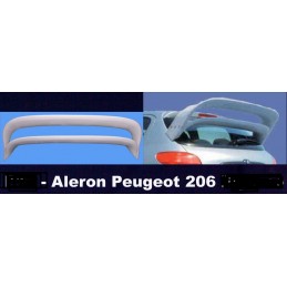 Aleron Peugeot 206 wrc fibra