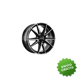 Llanta exclusiva Speedline Corse Sl6 Vettore 8.5x19 Et45 5x114.3 Jetbla Ck-frente Pulido