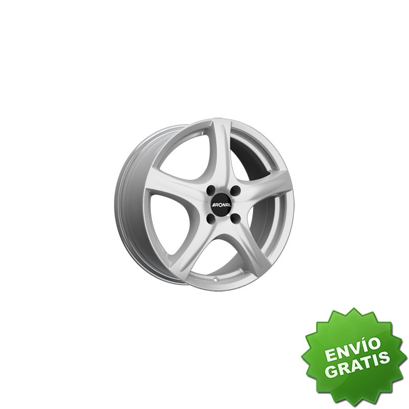 Llanta exclusiva Ronal R42 6.0x14 Et38 4x100 Plata Cristal