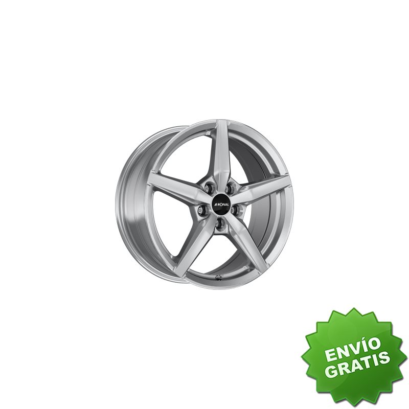 Llanta exclusiva Ronal R69 7.5x17 Et50 5x114.3 Plata Platino