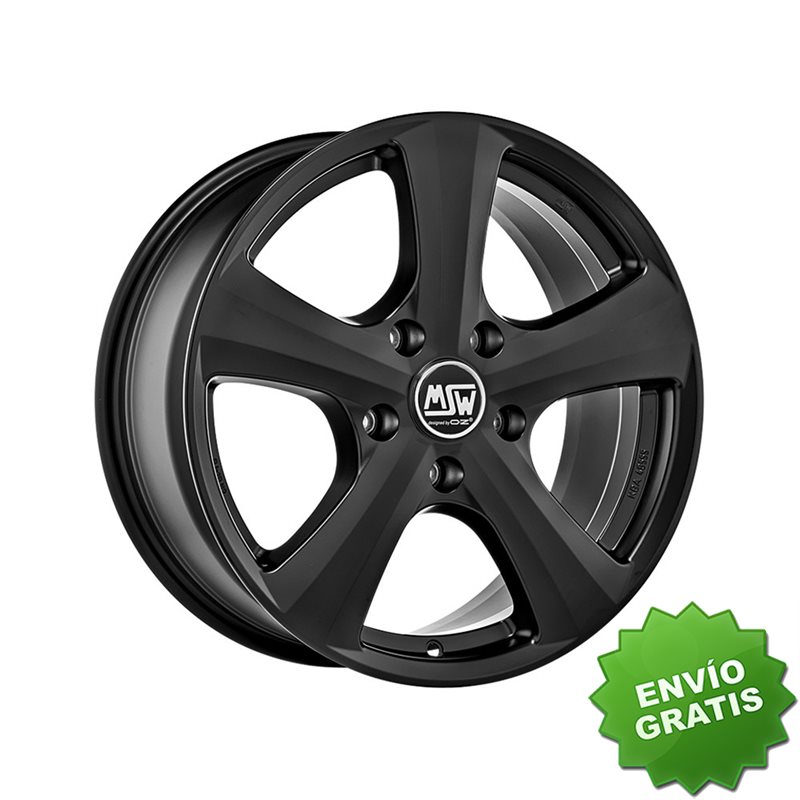 Llanta exclusiva Oz Msw 19 W 6.5x15 Et35 5x100 Negro Mate Kba Nad