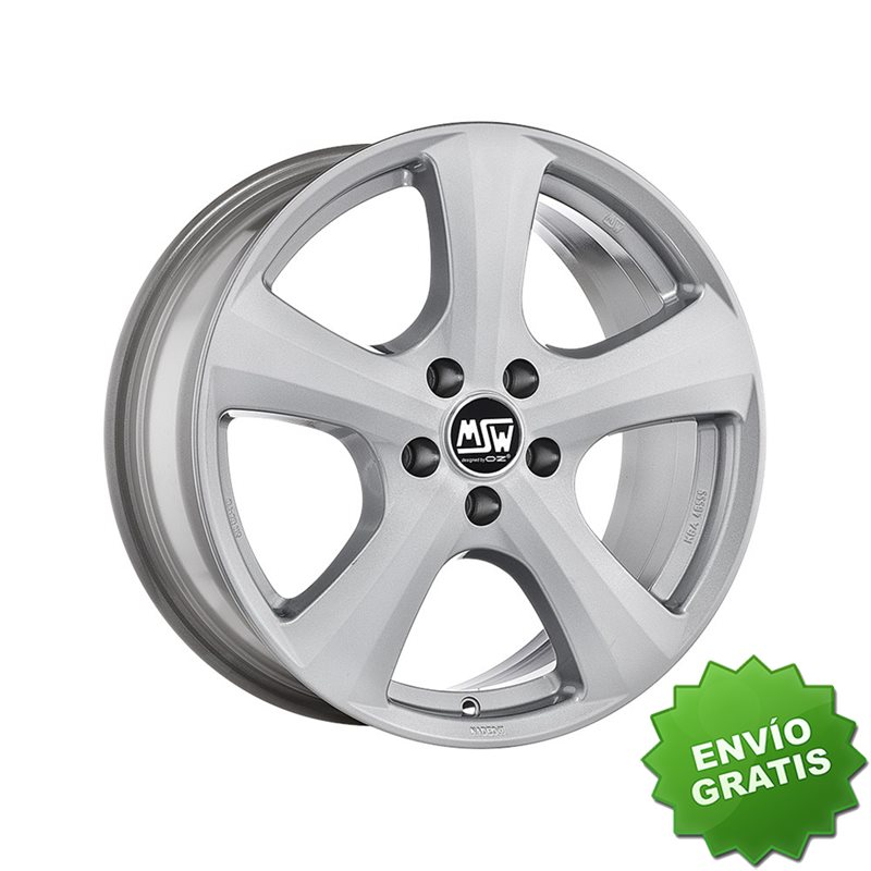 Llanta exclusiva Oz Msw 19 W 7x16 Et45 5x114.30 Full Silver Kba Nad