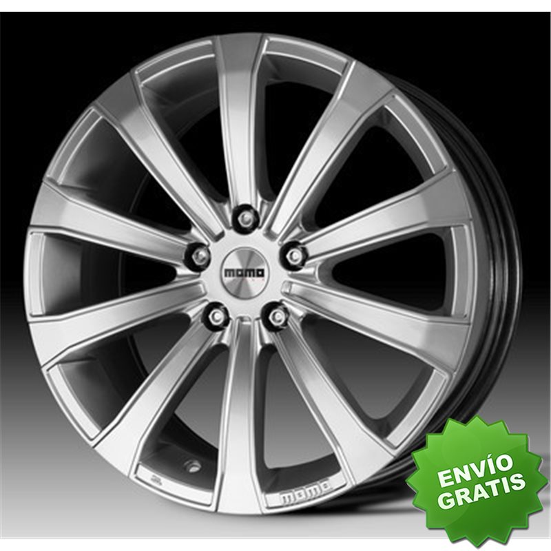 Llanta exclusiva Momo Europe 8.0x17 Et35 5x100 Hypersilver 72.3 Via