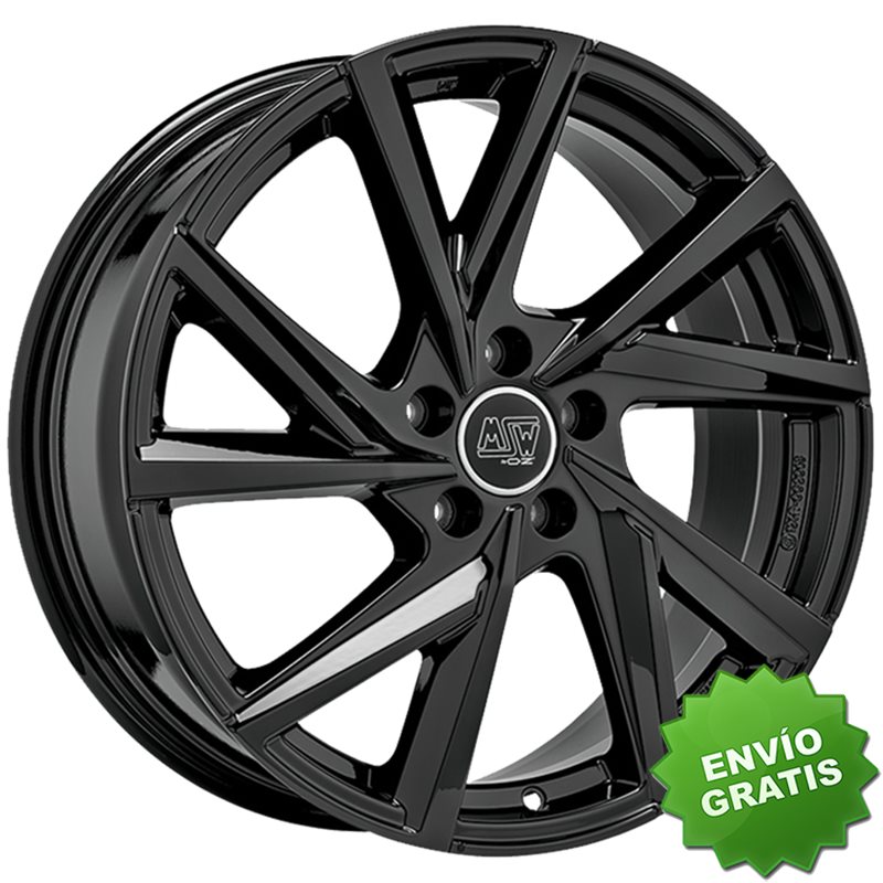 Llanta exclusiva Oz Msw 80-5 7x17 5x108 Et41 Negro Brillante