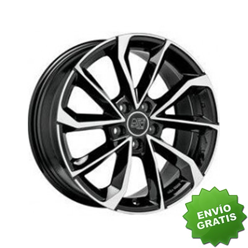 Llanta exclusiva Oz Msw 42 7.5x17 5x108 Et38 Negro Brillante Pulido