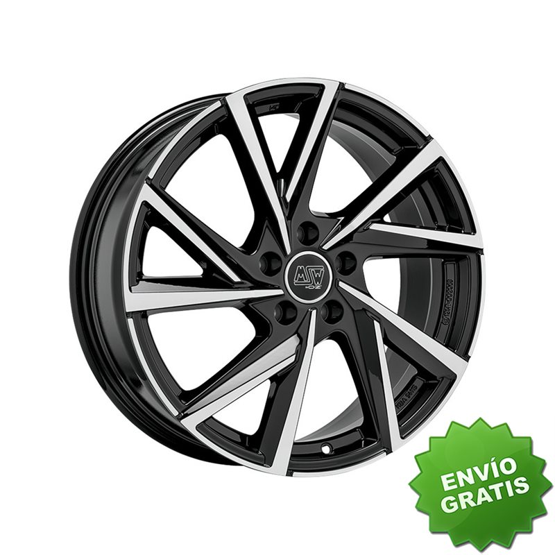 Llanta exclusiva Oz Msw 80-5 7.5x19 5x108 Et42 Negro Brillante Pulido