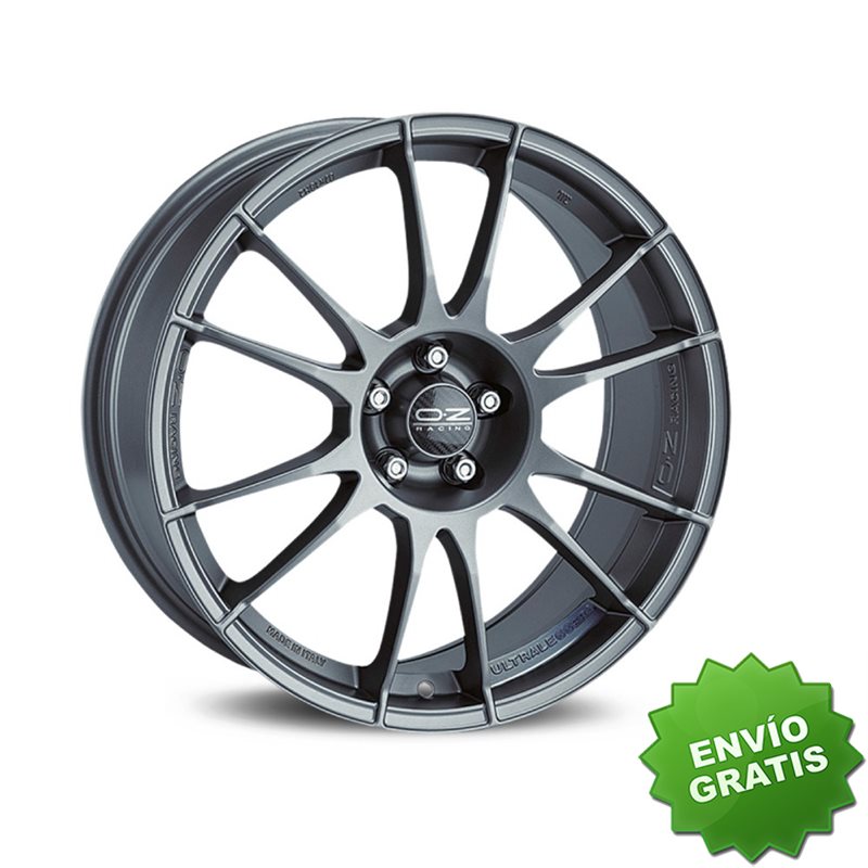 Llanta exclusiva Oz Ultraleggera 8x17 Et40 5x114.30 Graphito Mate Plateado Kba Nad