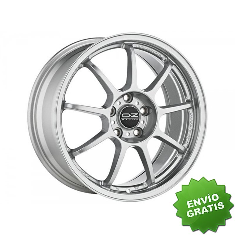 Llanta exclusiva Oz Alleggerita Hlt 5f 8x17 5x100 Et35 Plata