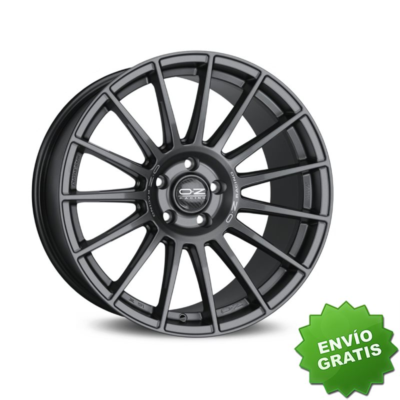 Llanta exclusiva Oz Superturismo Dakar 8.5x20 Et45 5x112 Matt Graphite Silver Lettering Tuv