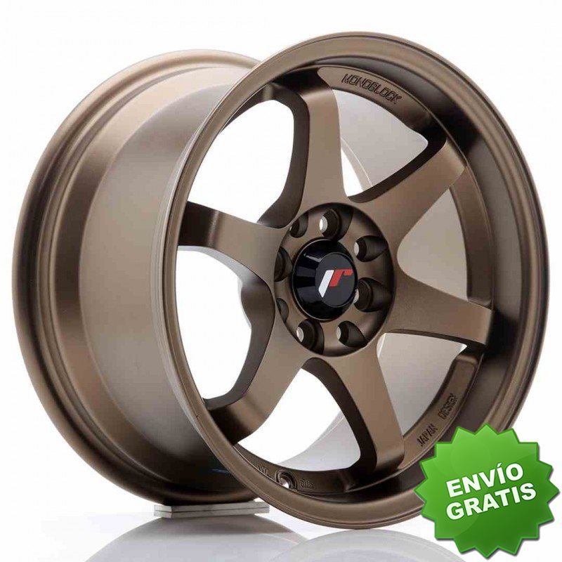 Llanta exclusiva Jr Wheels Jr3 15x8 Et25 4x100 114 Anodized Bronze