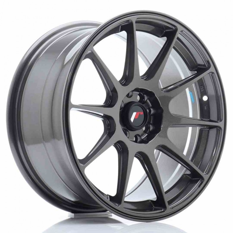 Llanta exclusiva Jr Wheels Jr11 17x8.25 Et35 5x112 114.3 Hyper Gray