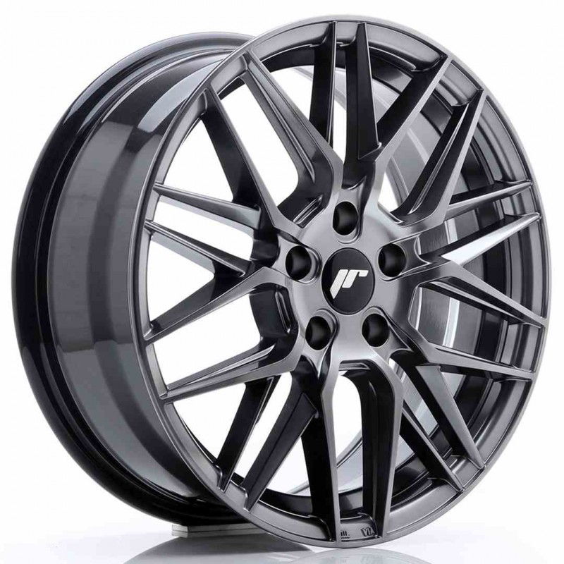 Llanta exclusiva Jr Wheels Jr28 17x7 Et40 5x112 Hyper Black