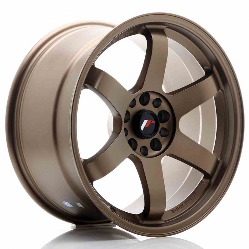 Llanta exclusiva Jr Wheels Jr3 18x9.5 Et22 5x114.3 120 Dark Anodized  Bronze