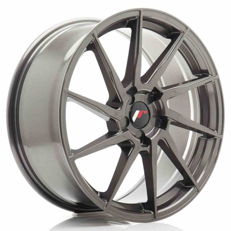 Llanta exclusiva Jr Wheels Jr36 19x8.5 Et20-50 5h Blank Hyper Gray