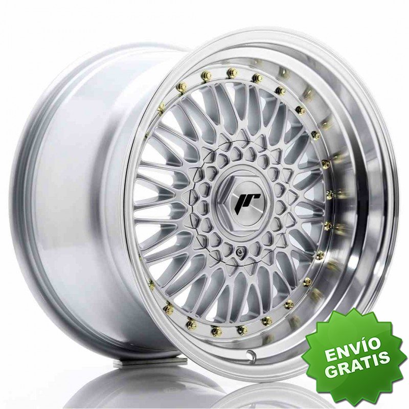 Llanta exclusiva Jr Wheels Jr9 17x10 Et20 4x100 108 Silver W Machined%2 0lip