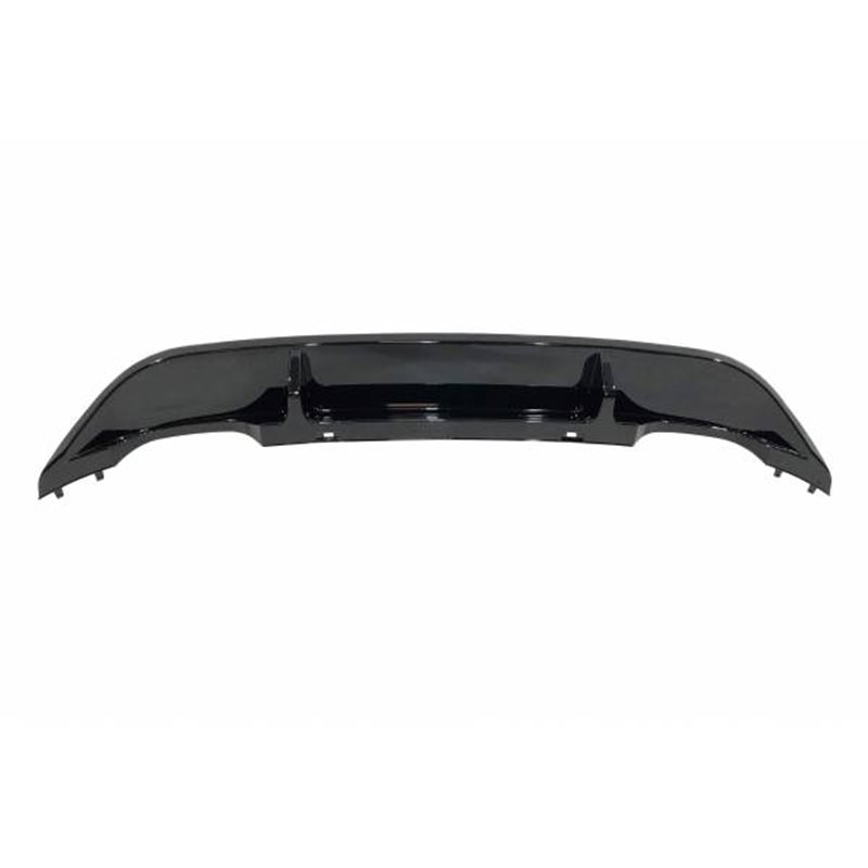 Difusor Trasero Euro Volkswagen Golf 7 2013-2016 Look R Negro Brillante