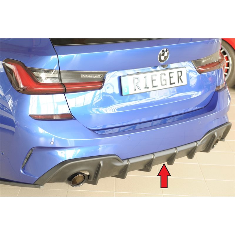 Añadido trasero Rieger BMW 3-series G20 (G3L) 03.19-06.22 (antes facelift) sedan 3-series G21 (G3K) 03.19-06.22 (antes facelift)