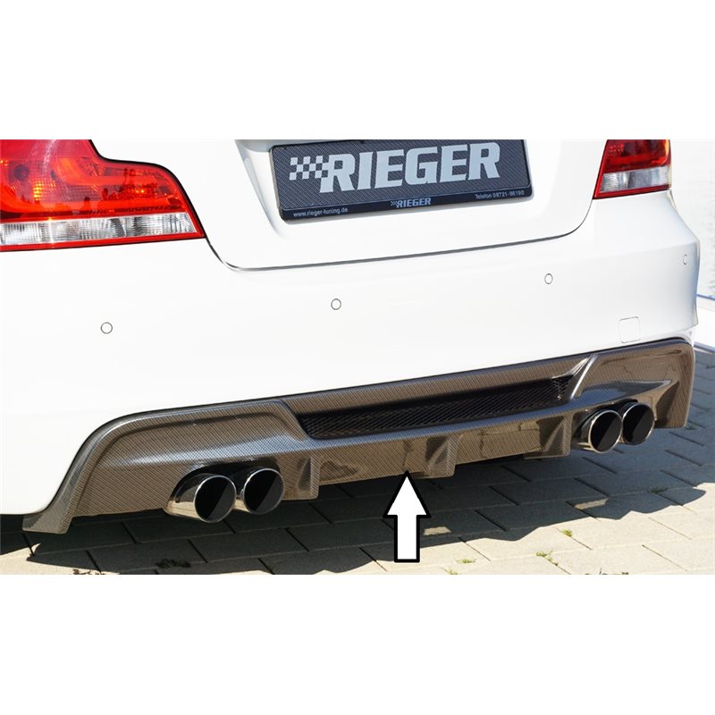 Añadido trasero Rieger BMW 1-series E82, E88 (182 / 1C) 10.07- coupe, cabrio