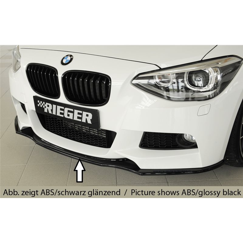 Añadido delantero Rieger BMW 1-series F20 (1K4) 09.11-03.2015 (antes facelift) sedan / 4-puertas 1-series F21 (1K2) 09.12-03.201