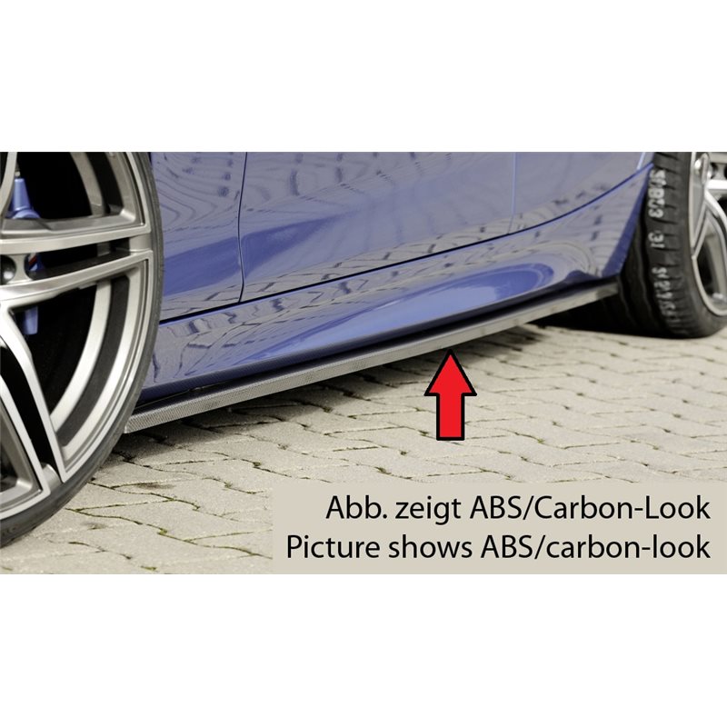 Faldon lateral Rieger BMW 1-series F20 (1K4) 09.11-03.2015 (antes facelift), 05.2015- (ex facelift) LCI sedan / 4-puertas