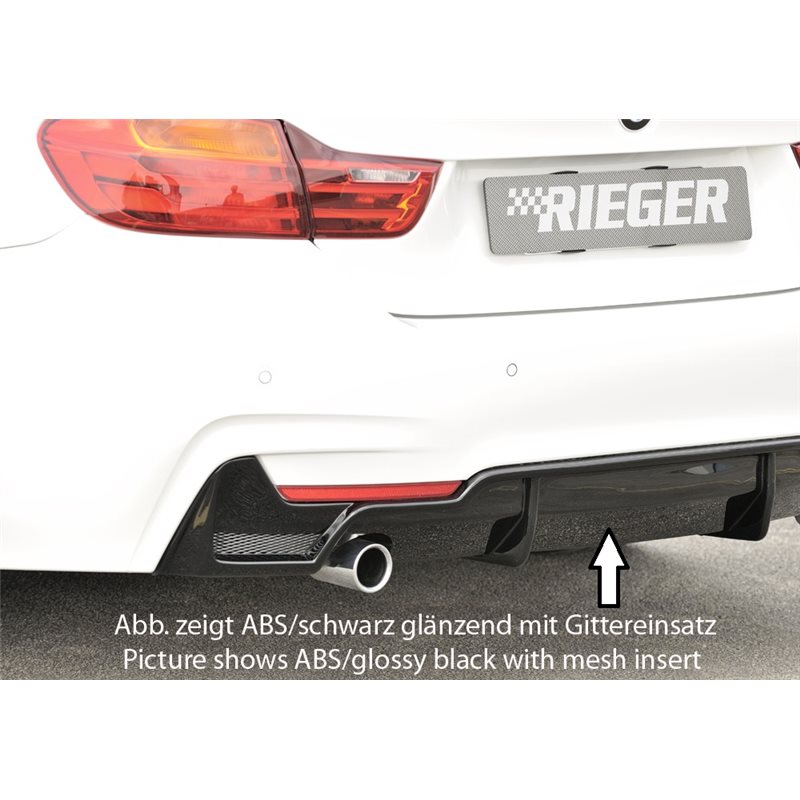 Añadido trasero Rieger BMW 4-series F32 (3C) 11.12-06.15 (antes facelift), 07.15- (ex facelift) LCI coupe (3-puertas) 4-series F